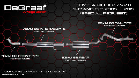 Toyota Hilux 2.7 VVTI Standard System