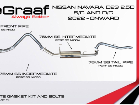 Nissan Navara D23 2.5 Diesel 2022 Model S/C & D/C