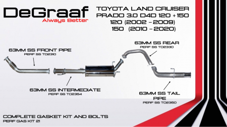 Toyota 3.0 D4D Prado 120 & 150 Series