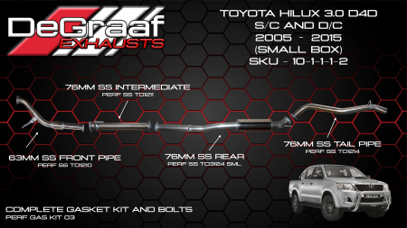 Toyota Hilux D4D Small Box System