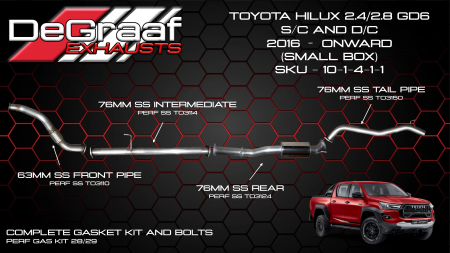 Toyota Hilux 2.8 GD-6 Small Box System