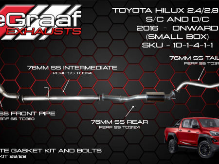 Toyota Hilux 2.8 GD-6 Small Box System