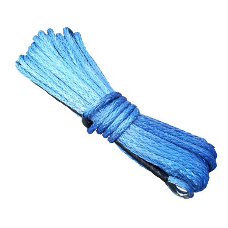 RUNVA Synthetic Rope for use on a 4500lbs winch - Blue - 6MM X 15M