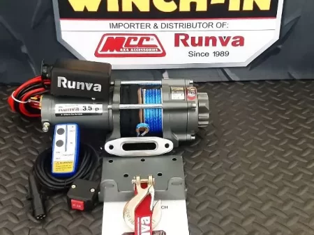 RUNVA Synthetic Rope for use on a 3500lbs winch - Blue - 5MM X 15M